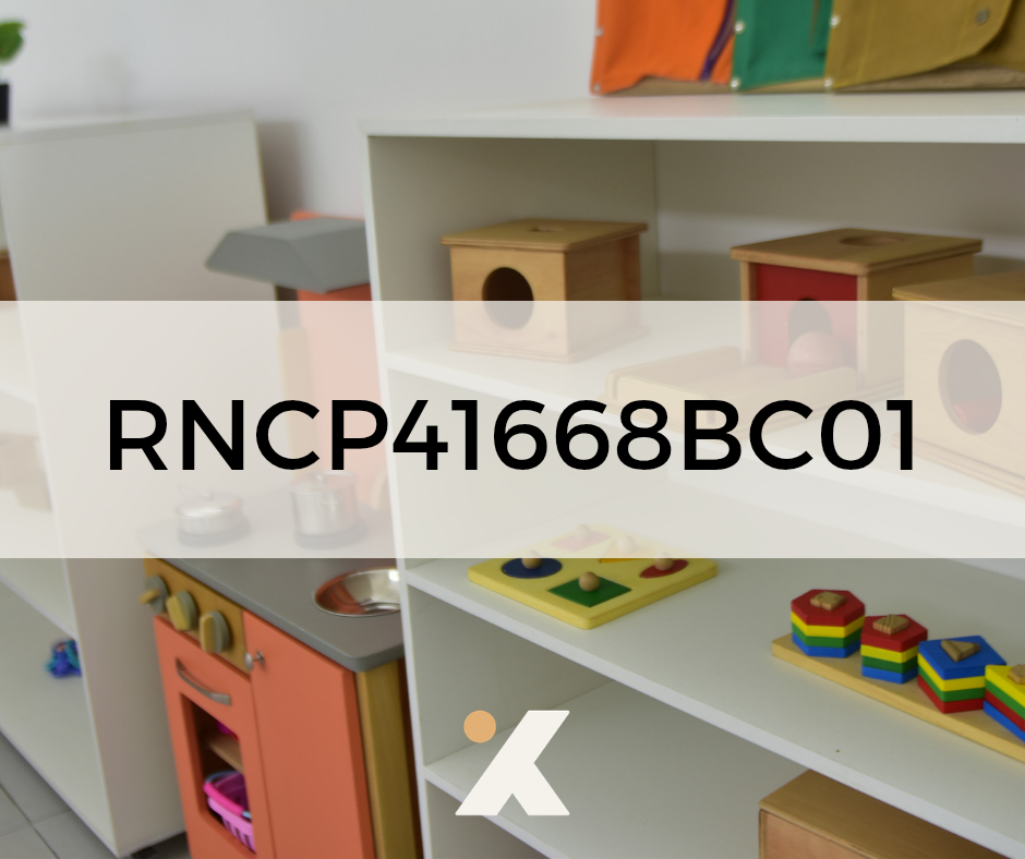 RNCP41668BC01 - Préparer l’environnement selon l’approche Montessori