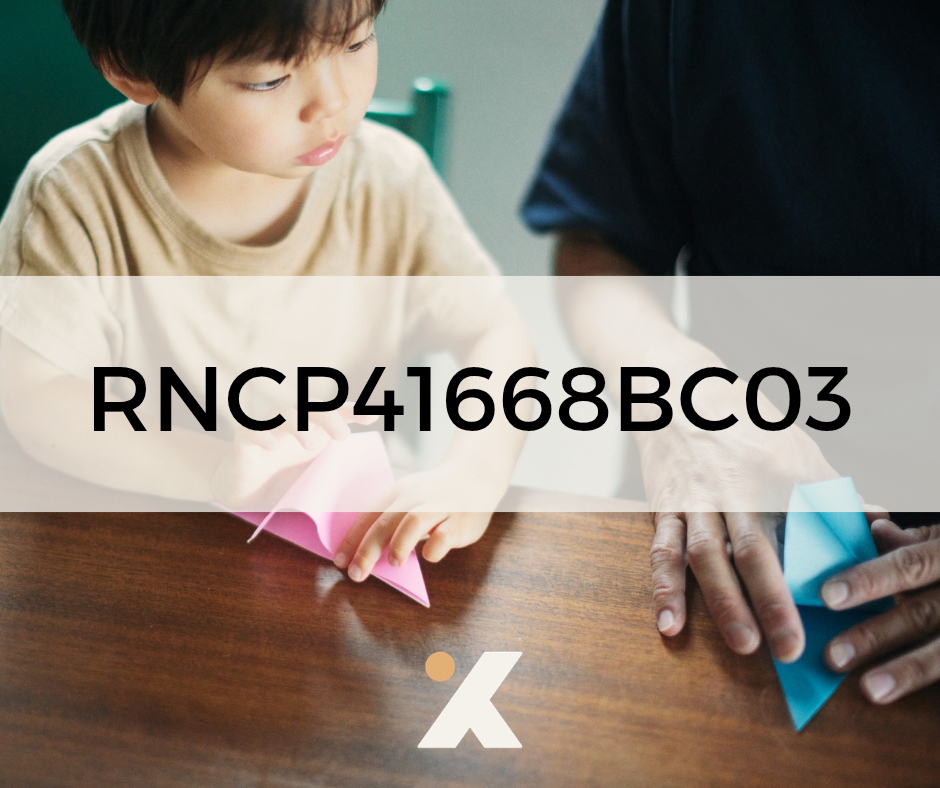 RNCP41668BC03 - Accompagner les enfants dans leur développement en leur fournissant une aide utile