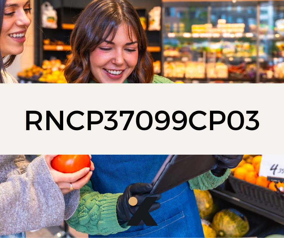 RNCP37099CP03 - Employé Commercial : Contribuer à la gestion et optimiser les stocks