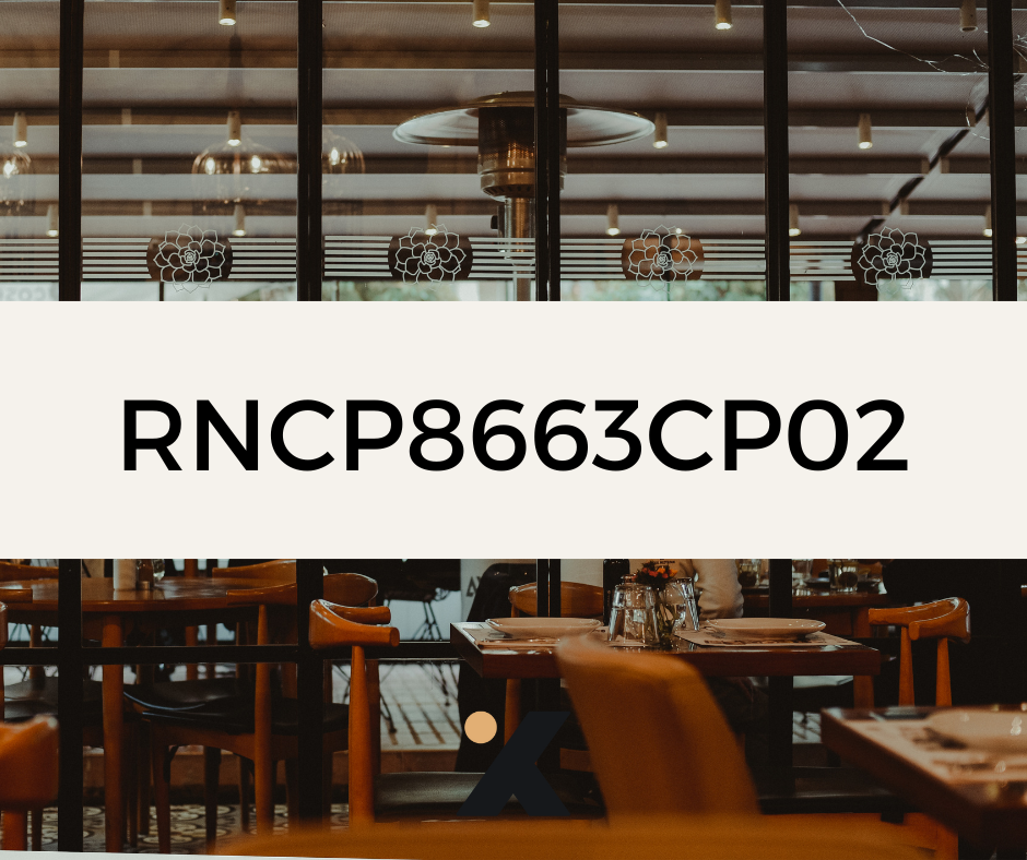 RNCP38663CP02 - Employé Polyvalent en Restauration : Assembler et dresser les entrées et les desserts