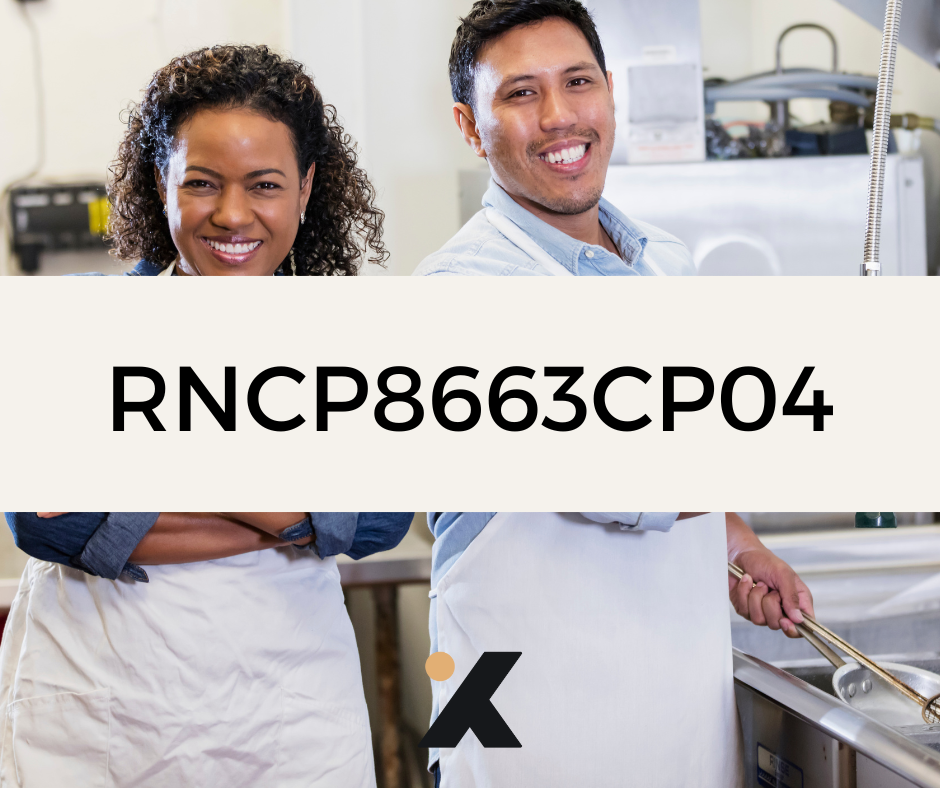 RNCP38663CP04 - Employé Polyvalent en Restauration : Assembler et dresser les plats chauds et les produits snacking