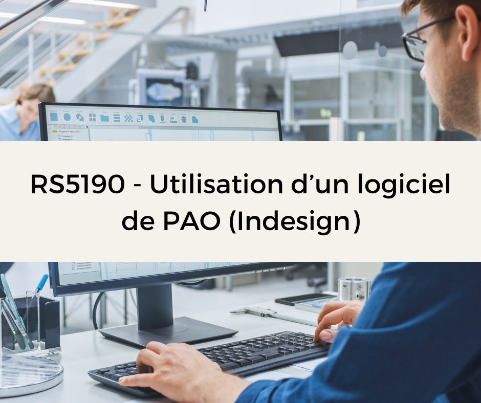 RS5190 - Utilisation d'un logiciel de PAO (Indesign)