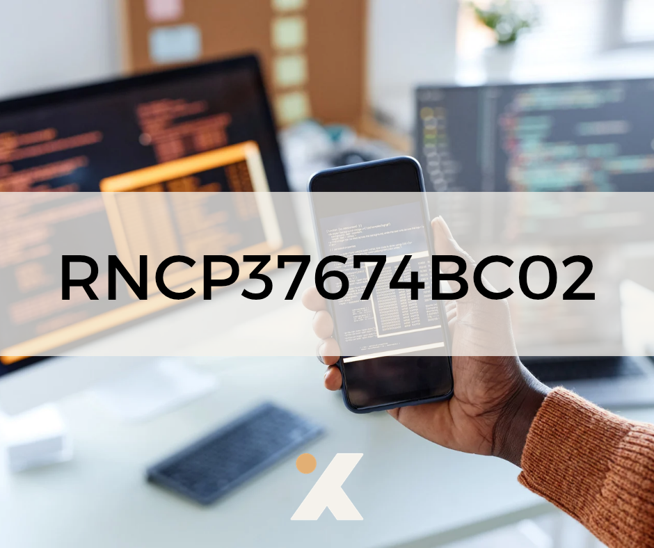 RNCP37674BC02 - Développer la partie back-end d'une application web ou web mobile sécurisée