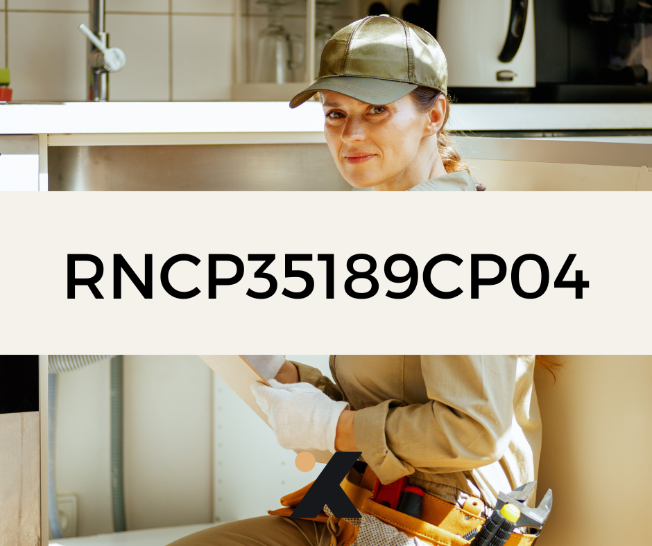 RNCP35189CP04 - Installateur en thermique et sanitaire : Installer des appareils sanitaires dans des locaux d’habitation