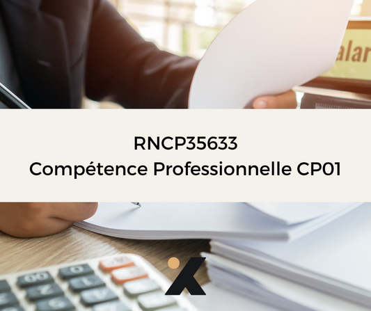 Support de Formation RNCP35633CP01 - Gestionnaire de Paie: Analyser et assurer la gestion des informations liées aux relations de travail