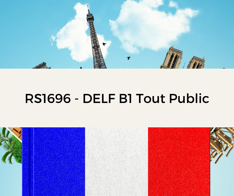 Support de Formation RS1696 - DELF B1 Tout Public